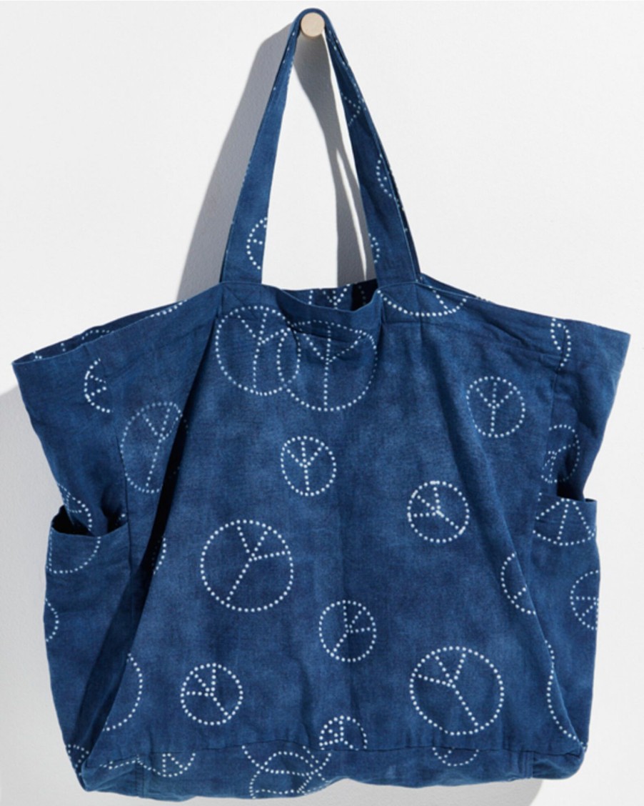 Purse / Handbag * | Free People Women'S Organic Vegetable Dyed Printed Tote Bag