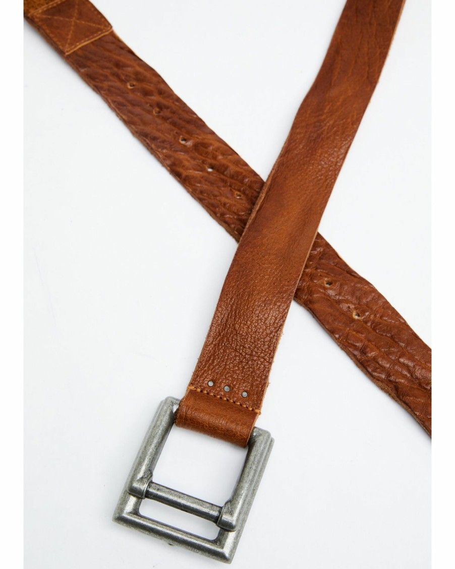 Belt * | Free People Women'S Brown Leather Belt