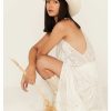 Dress * | Free People Women'S Dolly Ruffle Lace Bodysuit Dress Ivory