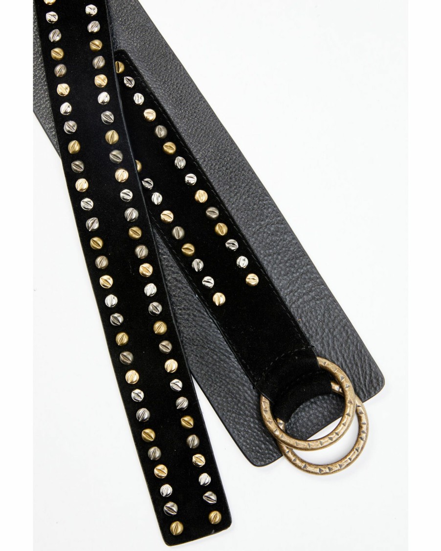 Belt * | Free People Women'S Mason Belt Black