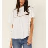 Shirt * | Free People Women'S Le Femme Tee White