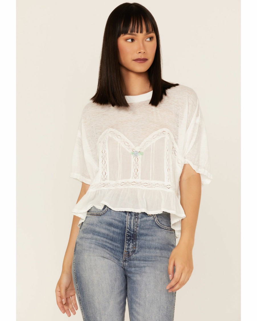 Shirt * | Free People Women'S Fall In Love Tee