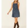 Dress * | Free People Women'S Petunia Mini Dress Black