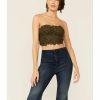 Shirt * | Free People Women'S Army Adella Corset Bralette Olive