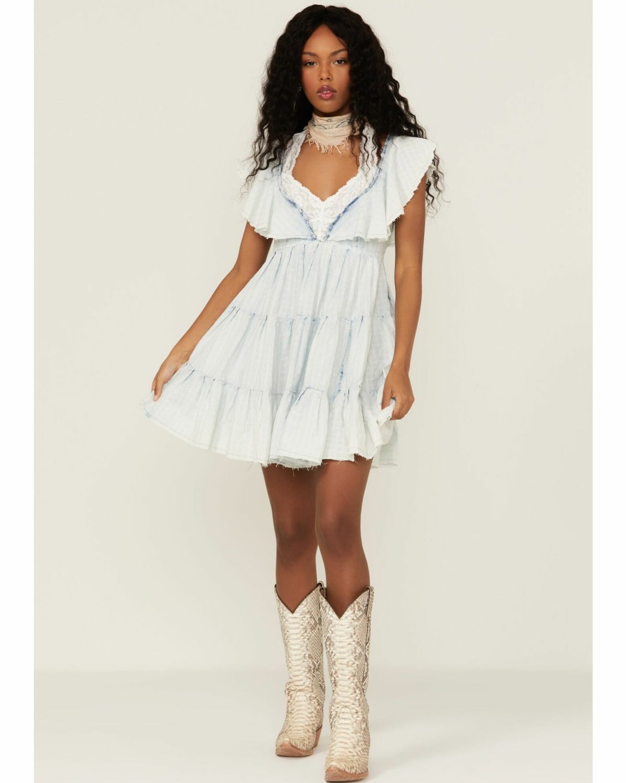 Dress * | Free People Women'S Undone Tiered Mini Dress