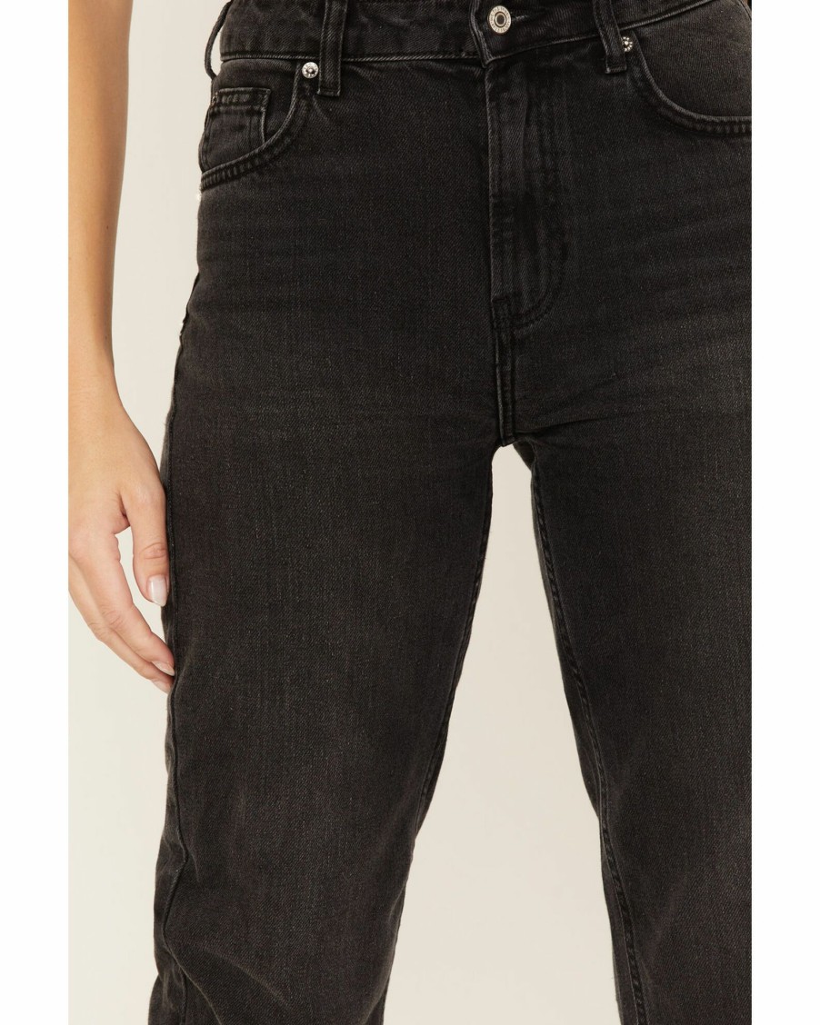 Jean * | Free People Women'S High-Rise Pacifica Straight Jeans