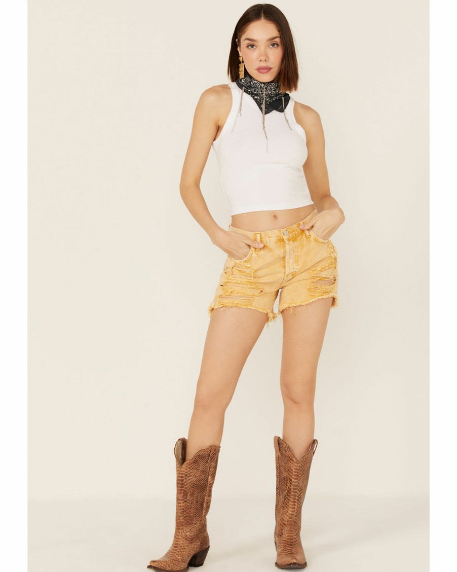 Shorts * | Free People Women'S Maggie Denim Jean Shorts