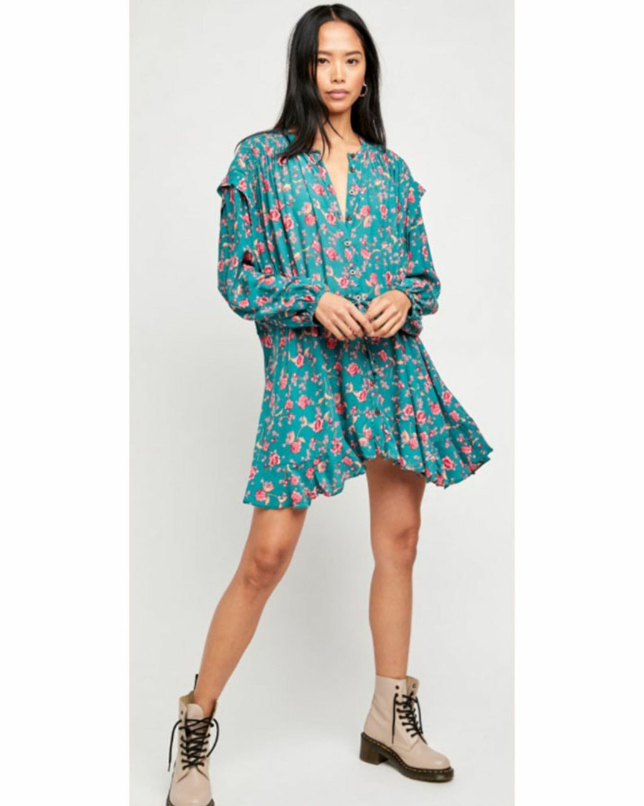 Dress * | Free People Women'S Flower Fields Mini Dress