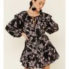 Dress * | Free People Women'S Sunbaked Swing Dress Black