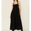 Dress * | Free People Women'S Desert Hearts Apron Dress Black