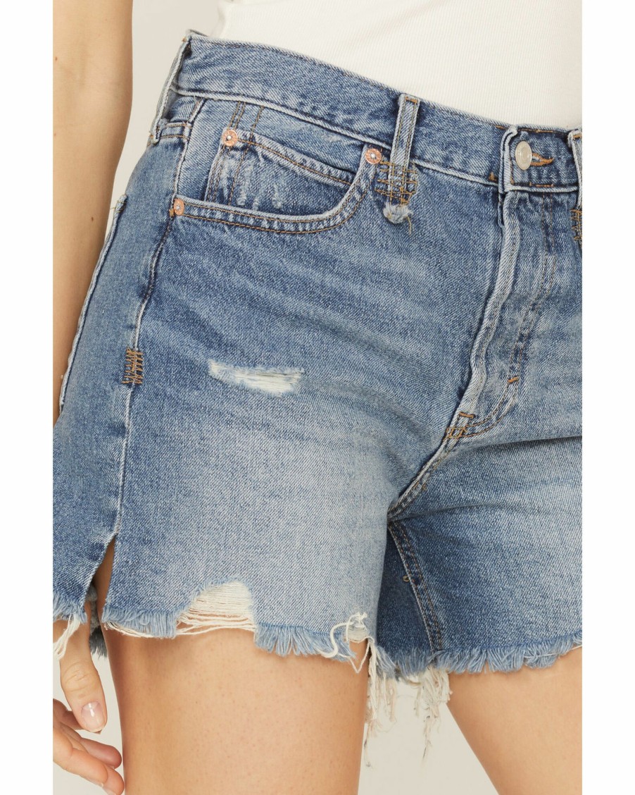 Shorts * | Free People Women'S Makai Twist & Shout Denim Shorts