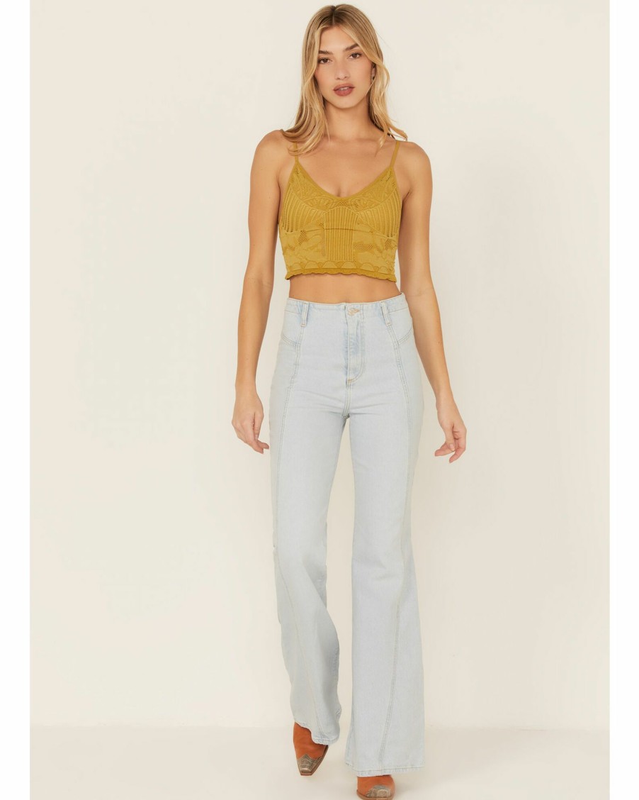 Jean * | Free People Women'S Florence Flare Jeans Blue