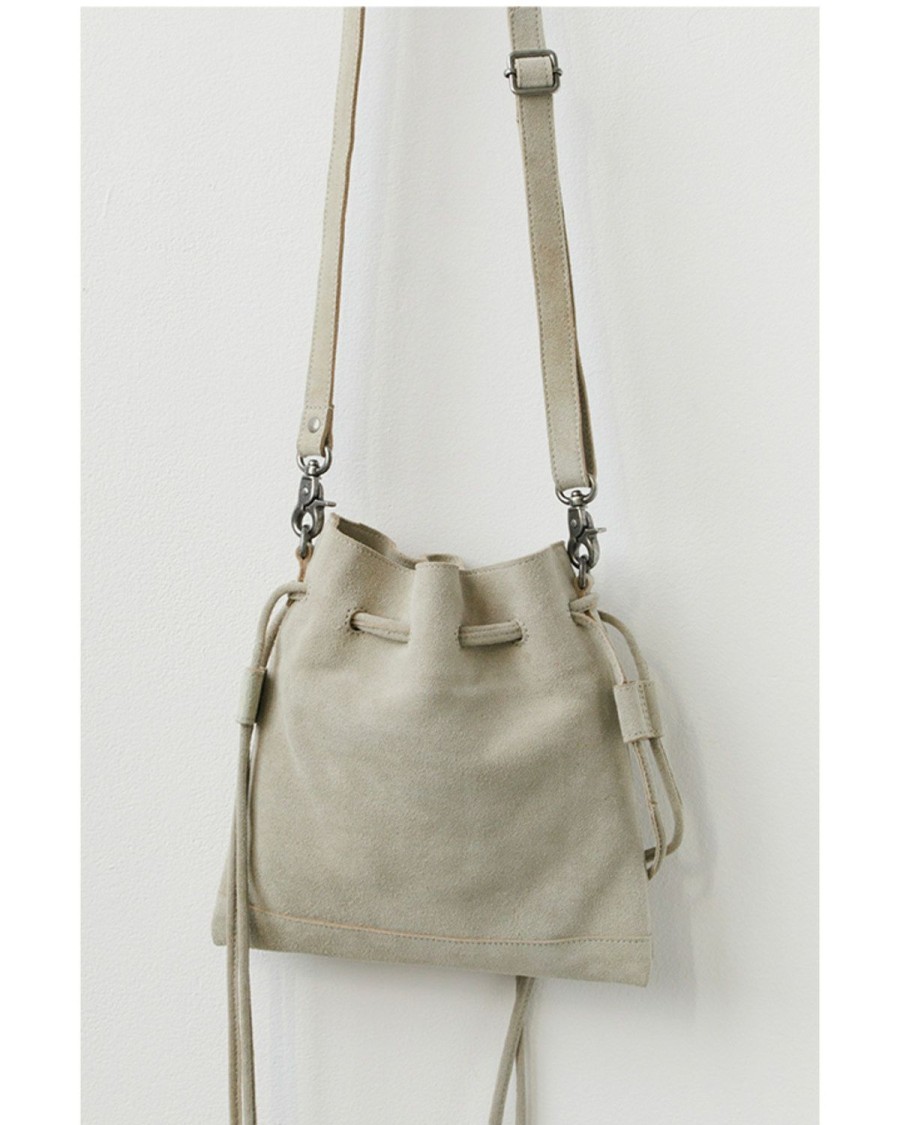 Purse / Handbag * | Free People Women'S Billie Suede Crossbody Grey