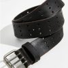 Belt * | Free People Women'S Triple Threat Leather Belt Black