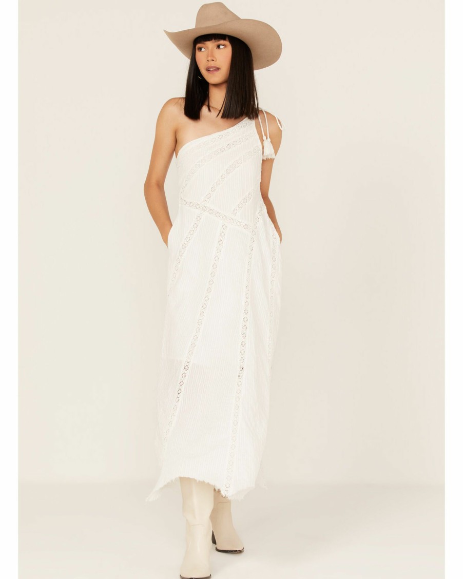 Dress * | Free People Bella One-Shoulder Maxi Dress For Women'S Ivory