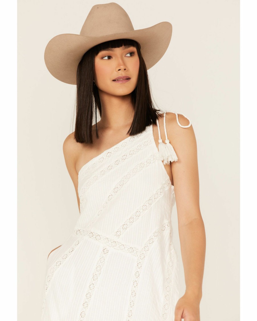 Dress * | Free People Bella One-Shoulder Maxi Dress For Women'S Ivory