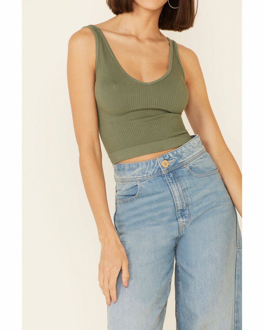 Shirt * | Free People Women'S Solid Rib Brami Top