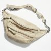 Purse / Handbag * | Free People Women'S Archer Leather Chain Sling Bag Oatmeal