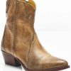 Boot * | Free People Women'S New Frontier Fashion Booties Round Toe Tan