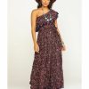 Dress * | Free People Women'S What About Love Maxi Dress Black