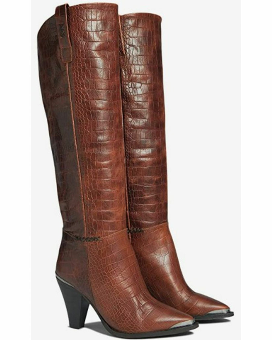 Boot * | Free People Women'S Stevie Boots Brown