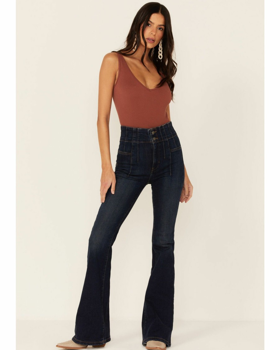 Jean * | Free People Women'S Jayde High-Rise Flare Jeans