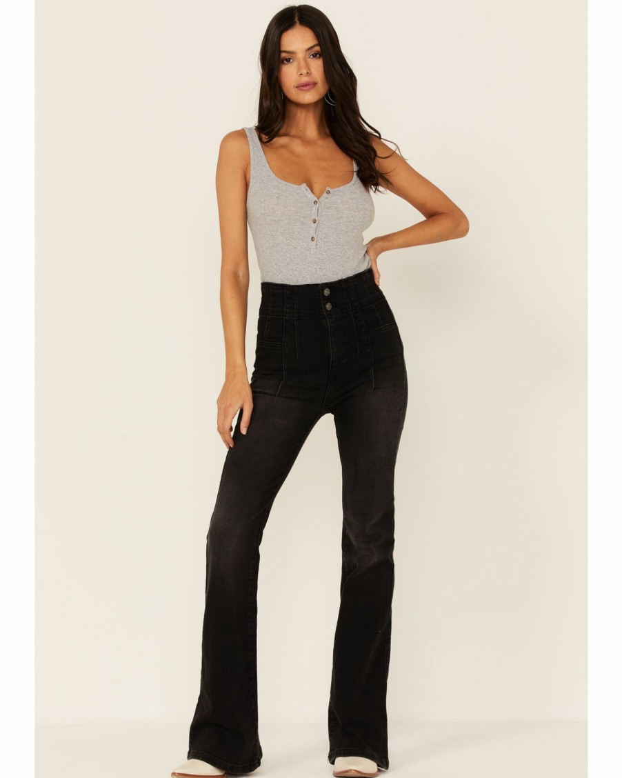 Jean * | Free People Women'S Jayde High-Rise Flare Jeans