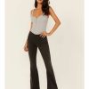 Jean * | Free People Women'S Penny Lane Pull-On Flare Jeans Black