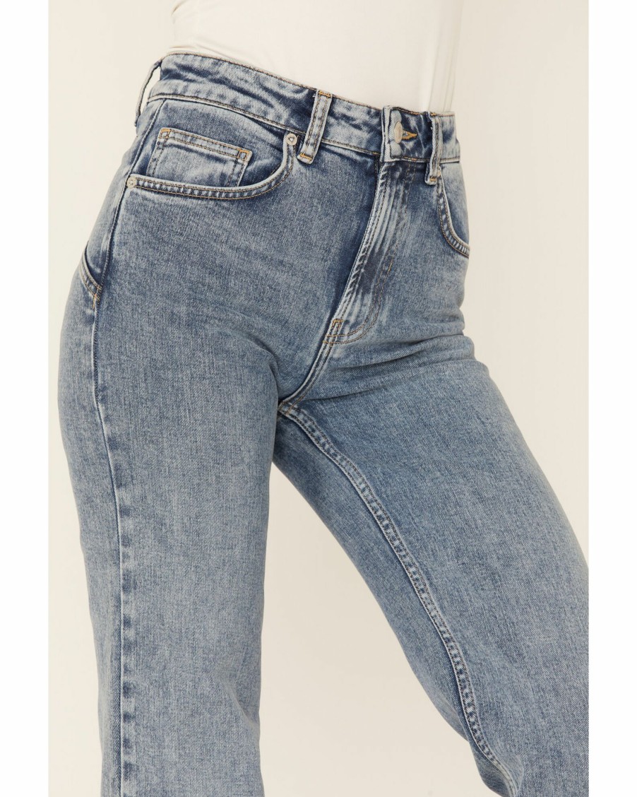 Jean * | Free People Women'S Electric Thunderbird Flare Jeans Blue