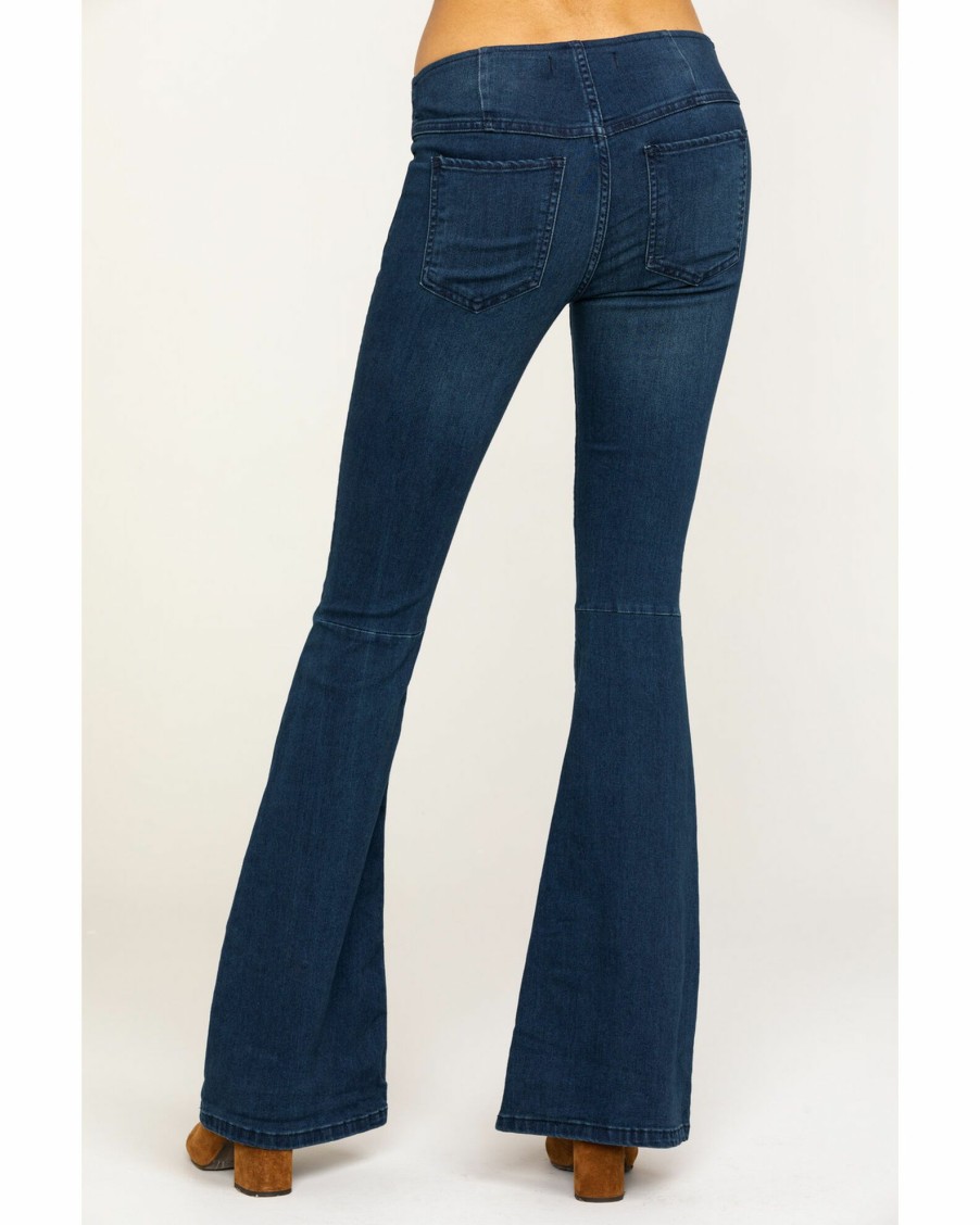 Jean * | Free People Women'S Flare Penny Pull On Jeans