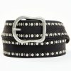 Belt * | Free People Women'S Studded Leather Belt Black