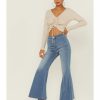 Jean * | Free People Women'S Youthquake High-Rise Crop Flare Jeans