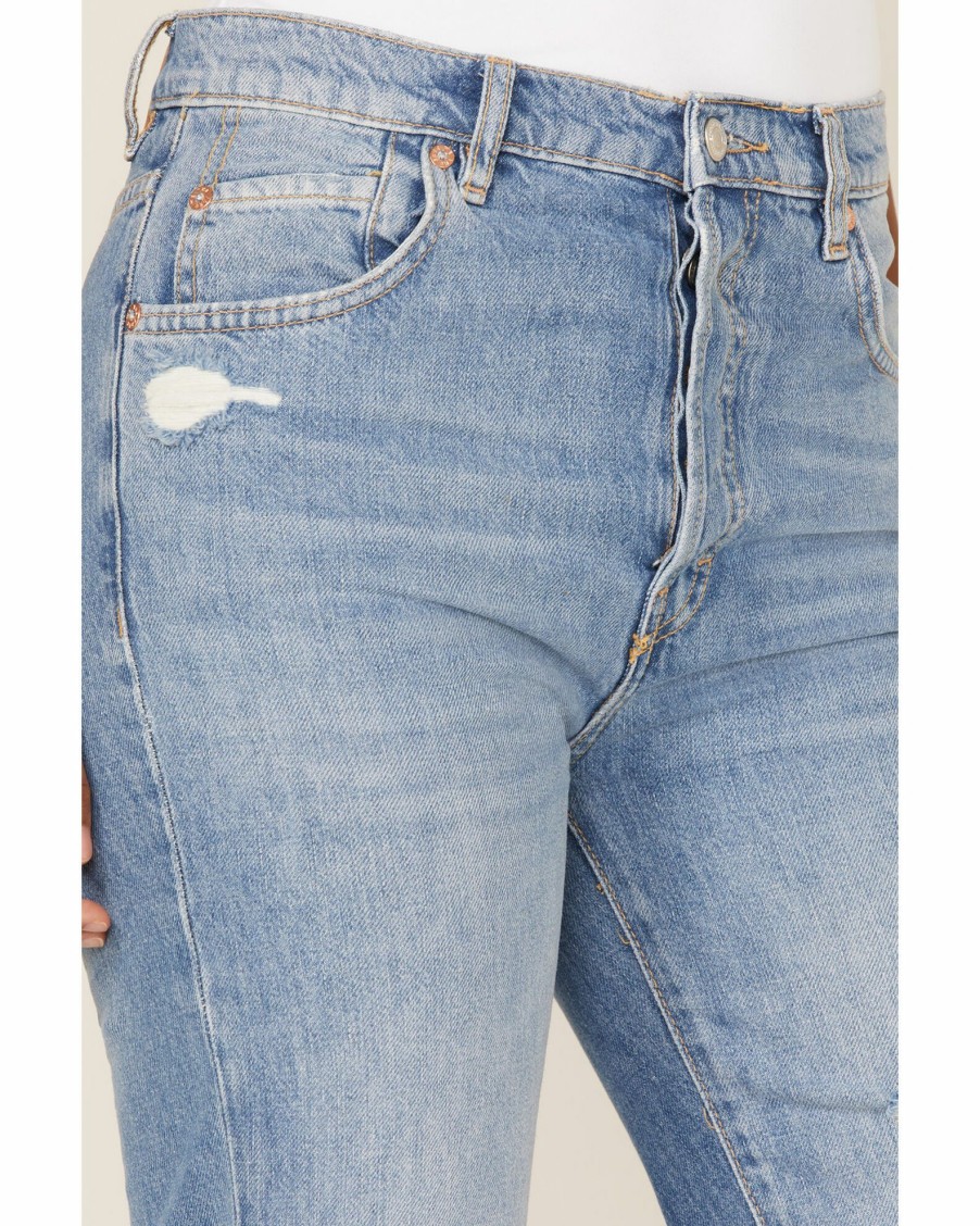 Jean * | Free People Women'S New Dawn Flare Jeans Blue